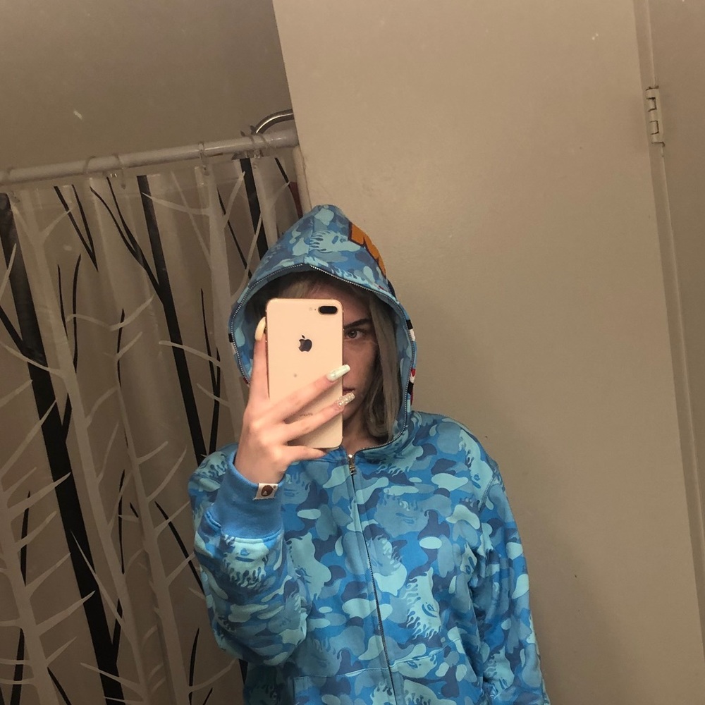 Bape hoodie size large
